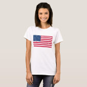 Amerikaanse vlag T-Shirt - VS - patriottisch (Voorkant volledig)