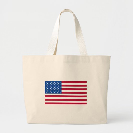 Amerikaanse vlag T-shirten en cadeaus Grote Tote Bag (Voorkant)