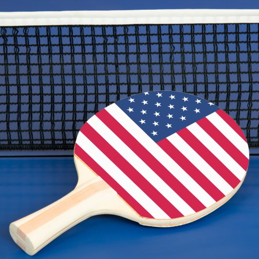 Amerikaanse vlag tafeltennisbatje (Insitu)