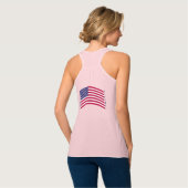 Amerikaanse vlag Tanktop (Volledige Achterkant)