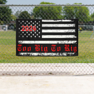 Amerikaanse vlag te groot om Trump 2024 verkiezin Spandoek
