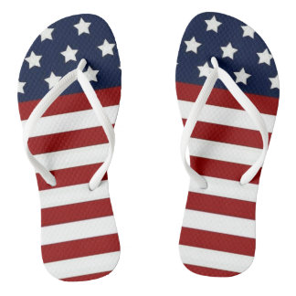 Amerikaanse vlag teenslippers