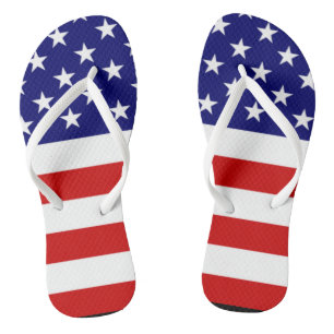 Amerikaanse vlag teenslippers