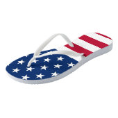 Amerikaanse vlag Teenslippers sandalen (Schuin)