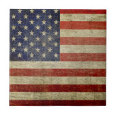  Amerikaanse vlag Tegeltje (Voorkant)
