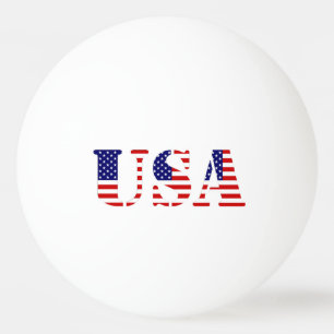 amerikaanse vlag - tekst vs pingpongballen