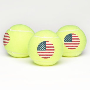 Amerikaanse vlag tennisballen