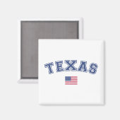 Amerikaanse vlag Texas Magneet (Voorkant / Achterkant)