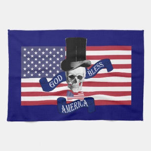Amerikaanse vlag theedoek