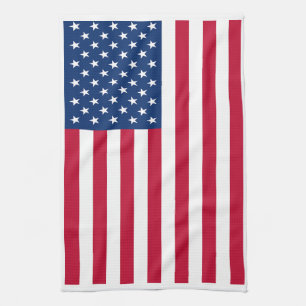 Amerikaanse vlag theedoek
