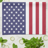 Amerikaanse vlag theedoek (Gevouwen)