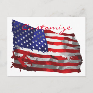 Amerikaanse vlag Thunder_Cove Briefkaart
