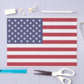 Amerikaanse vlag tissuepapier (Craft)