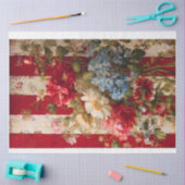 Amerikaanse vlag tissuepapier (Craft)