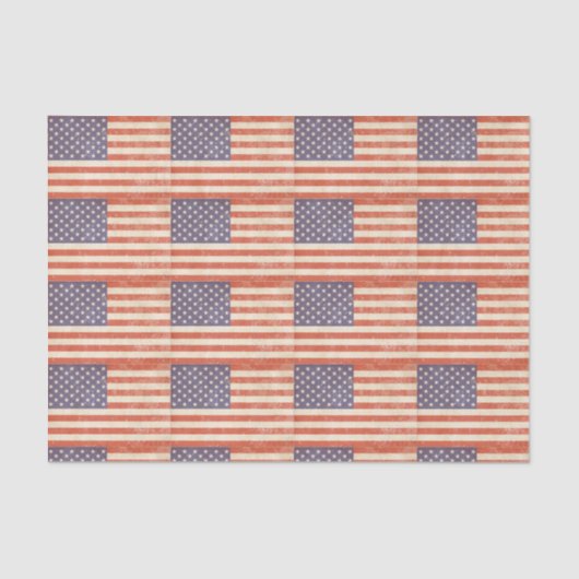 Amerikaanse vlag tissuepapier (Voorkant)