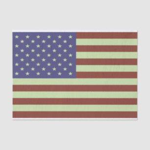 Amerikaanse vlag tissuepapier