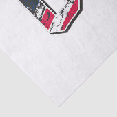 Amerikaanse  vlag tissuepapier (Detail)