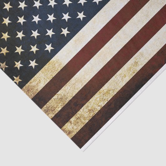 Amerikaanse vlag Tissuepapier (Detail)