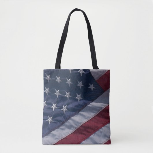 Amerikaanse vlag tote bag (Voorkant)