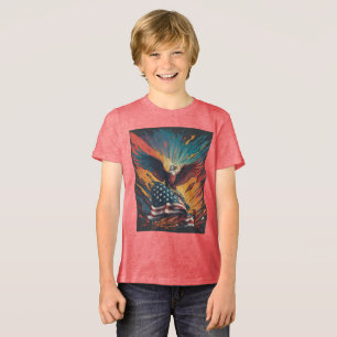 Amerikaanse vlag Tri-Blend shirt