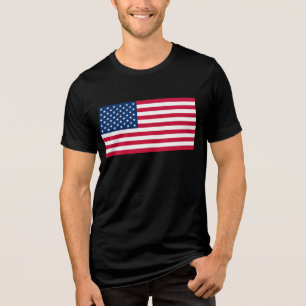 Amerikaanse vlag Tri-Blend shirt