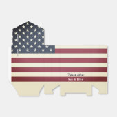  Amerikaanse vlag trouwfeest gunstbox Bedankdoosjes (Uitgevouwen)