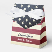  Amerikaanse vlag trouwfeest gunstbox Bedankdoosjes (Voorkant Zijde)