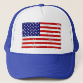 Amerikaanse vlag Trucker Hat Trucker Pet (Voorkant)