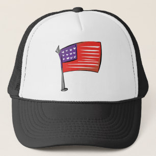 Amerikaanse vlag trucker pet