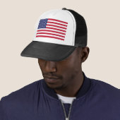 Amerikaanse vlag trucker pet (In situ)