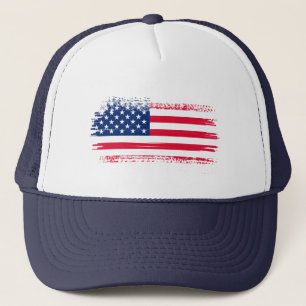 Amerikaanse vlag trucker pet