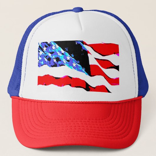 Amerikaanse vlag trucker pet (Voorkant)