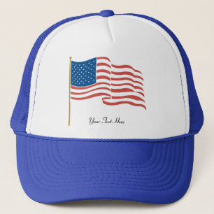 Amerikaanse vlag trucker pet
