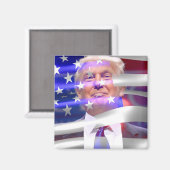 amerikaanse vlag trump 2020 magneet (Voorkant / Achterkant)
