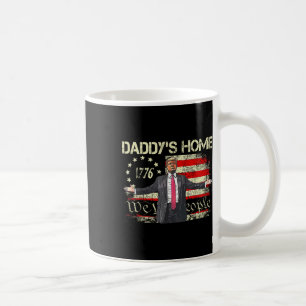 Amerikaanse vlag Trump 2024 Daddy's Home We The Pe Koffiemok