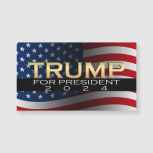 Amerikaanse vlag Trump 2024 Gold Patriotic