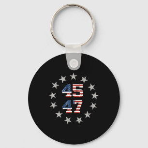 Amerikaanse vlag Trump Daddys terug naar huis Sleutelhanger