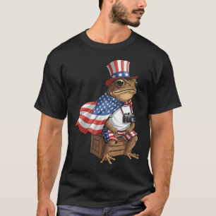 Amerikaanse Vlag Usa Vlag Patriottisch 4 Juli Rood T-shirt