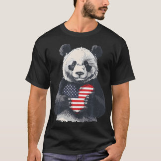 Amerikaanse Vlag Usa Vlag Rood Wit Blauw Patriotti T-shirt