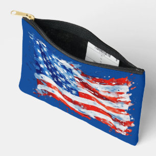 Amerikaanse Vlag USA Waterverf 4 juli Etui