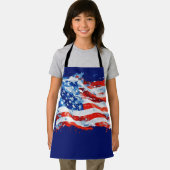 Amerikaanse vlag USA Waterverf 4 juli Schort (Insitu)