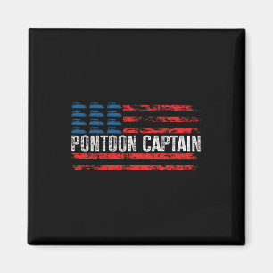 Amerikaanse Vlag Vaar Kleding Heren Zwart Ponton Magneet