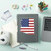 Amerikaanse vlag van Arizona Sticker (iPad Cover)