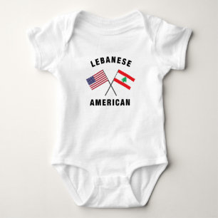 Amerikaanse vlag van Libanon Romper