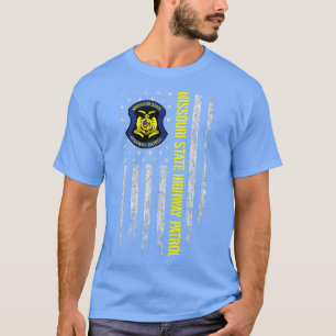 Amerikaanse vlag van Missouri State Highway Patrol T-shirt