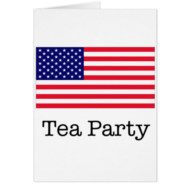 Amerikaanse vlag van Tea Party (Voorkant)