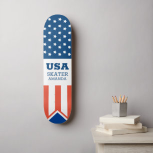Amerikaanse vlag Verenigde Staten gepersonaliseerd Skateboard