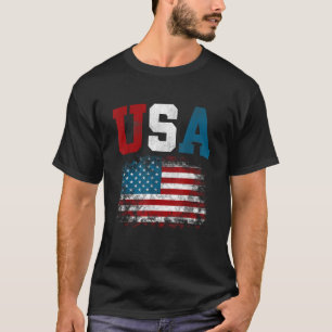 Amerikaanse vlag Verenigde Staten van Amerika 4t T-shirt