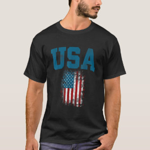 Amerikaanse vlag Verenigde Staten van Amerika 4t T-shirt