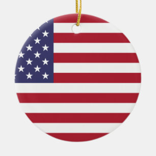 Amerikaanse vlag - Verenigde Staten van Amerika Keramisch Ornament